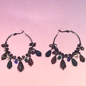 Vintage crystal earrings 💞